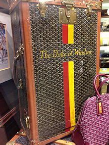 goyard wikipedia italiano|goyard trunks history.